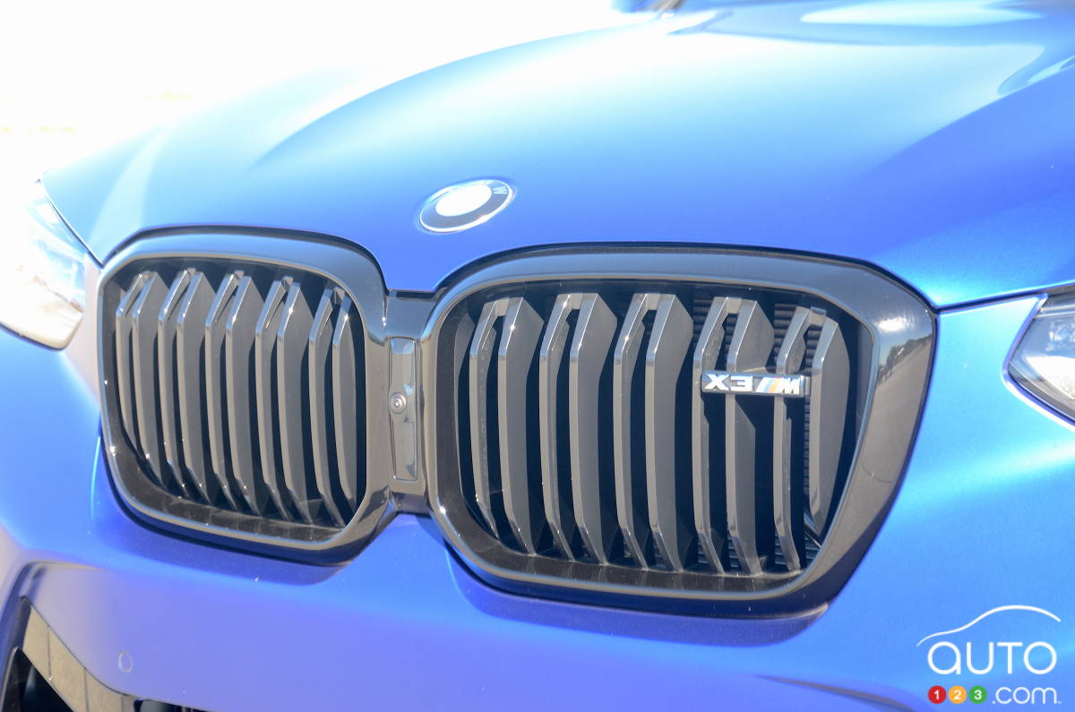 BMW X3 M Competition 2022, calandre